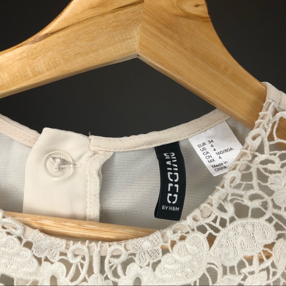 Divided by H&M Cream Lace Dress - Picture 6 of 8